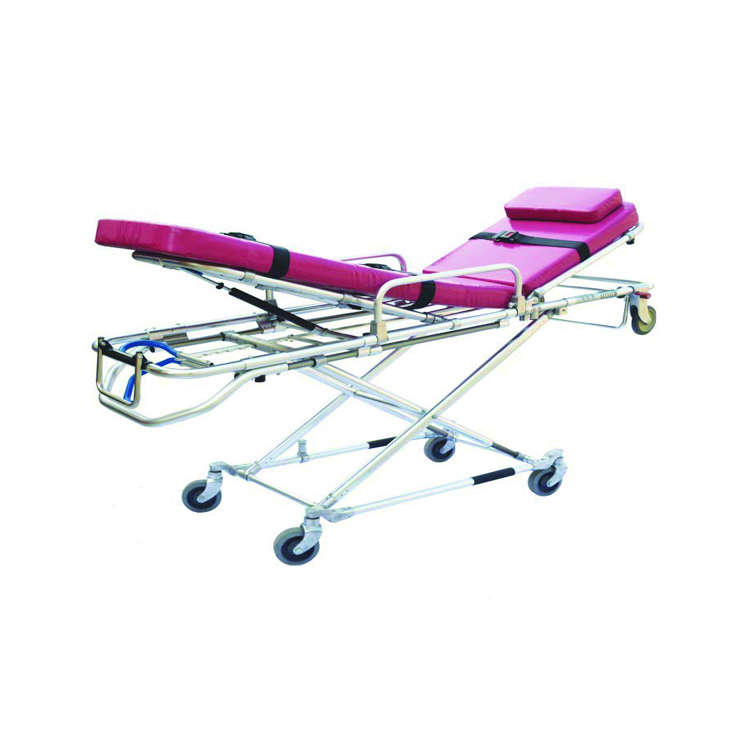 Hospital first aid Folding ambulance stretcher stainless steel for sale