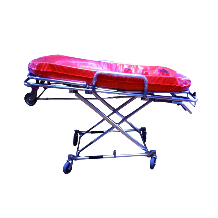 Hospital first aid Folding ambulance stretcher stainless ...